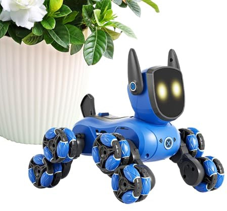 Robot Dog – Chien Robot Intelligent avec Télécommande, Commande Vocale & Fonction d'Apprentissage