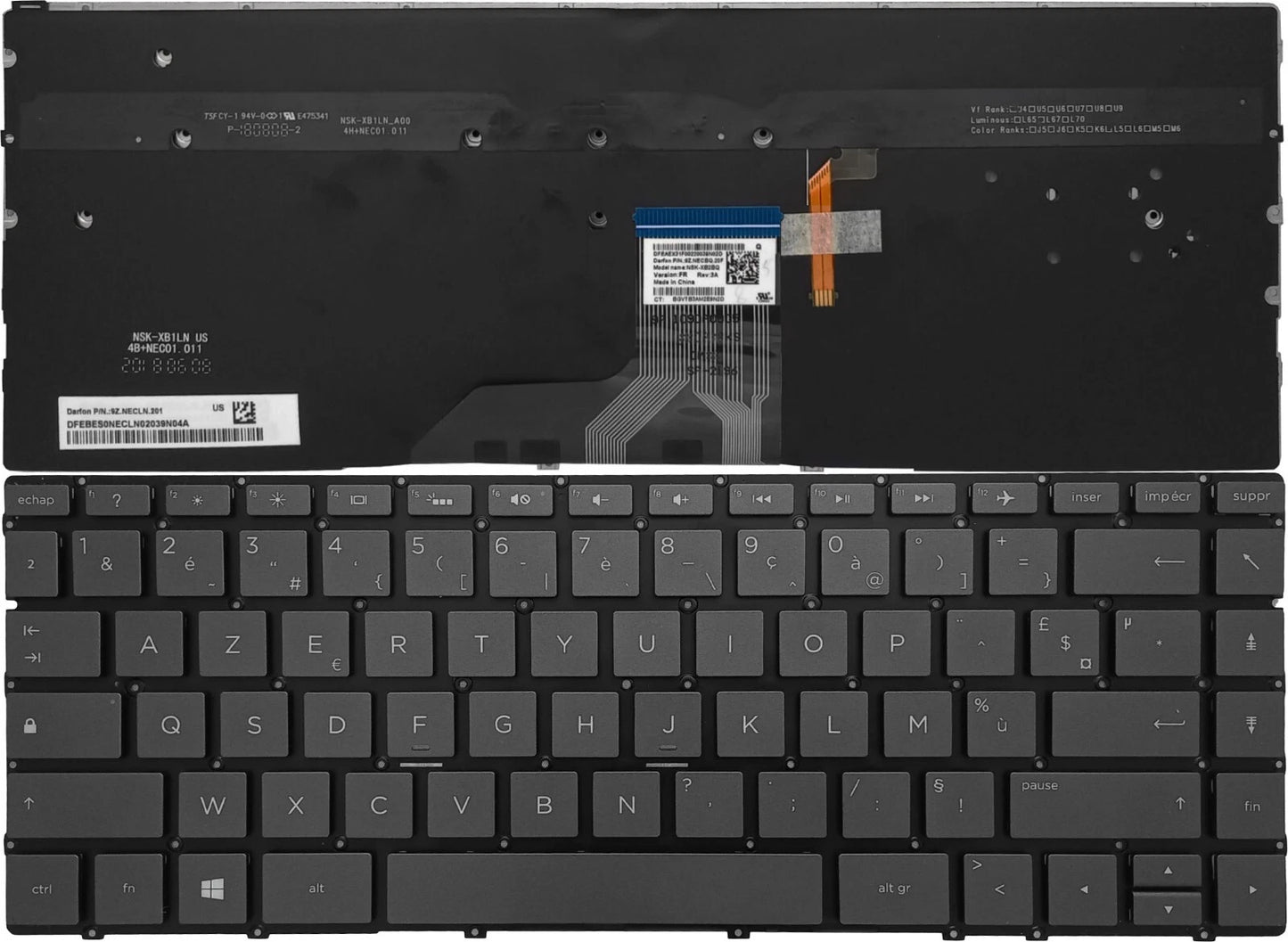 Clavier HP Spectre x360 13-ae