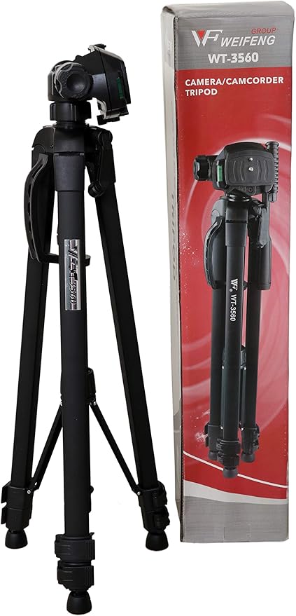 trépied de caméra pro/Caméscope Weifeng - 167cm (WT-3560)
