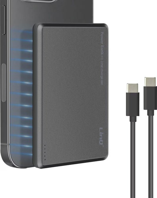 LinQ BW8500 – Batterie Externe MagSafe 8000mAh Charge Sans Fil