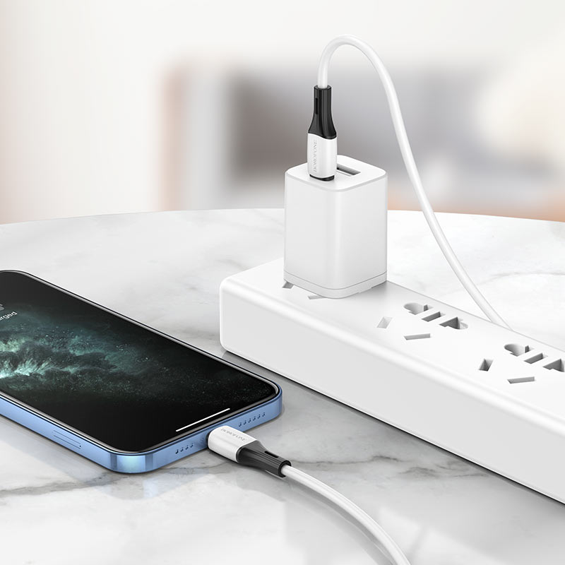 Câble USB-C vers Lightning 1m Silicone 3A Borofone