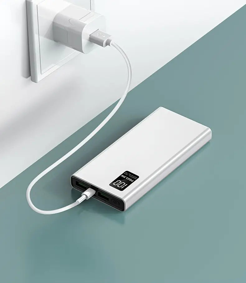 Chargeur portable ,10000 mAh USB C, USB, Alimentation entrée/sortie Charge rapide, Affichage LED Batterie de téléphone compatible avec iPhone , Samsung, iPad, Tablettes etc (Copie)