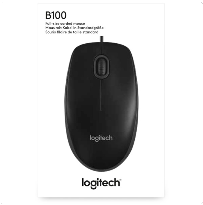 Logitech B100 USB Type-A Noir
