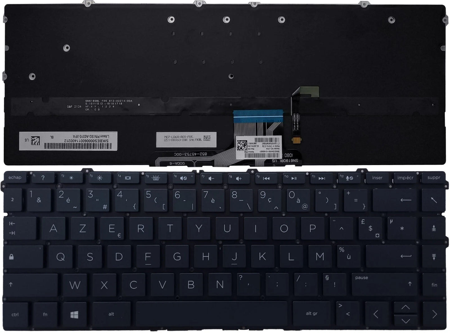 Clavier HP Spectre x360 13-AW
