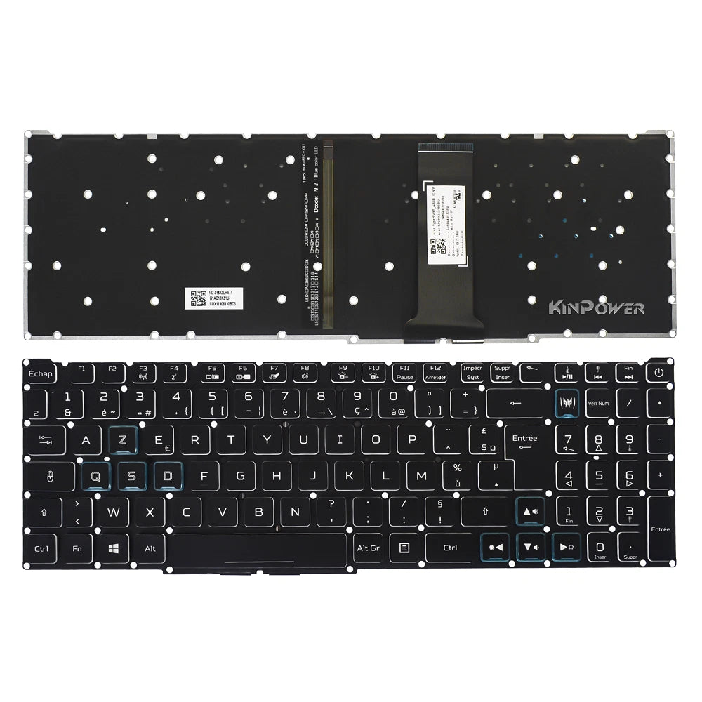 Clavier Azerty Français ACER Predator Helios 300 PH317-52