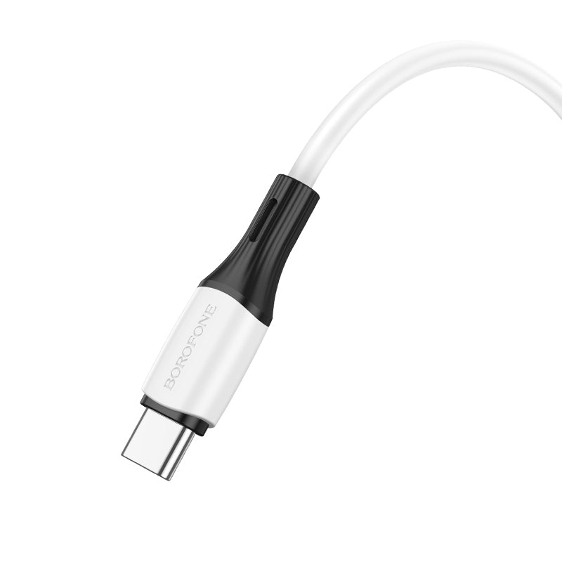 Câble Type C - Type C 1m  Silicone 3A Borofone